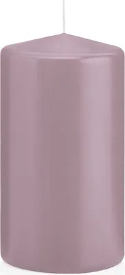 Produktbild von Stumpenkerzen Mauve Lila 130 x Ø 68 mm, 12 Stück