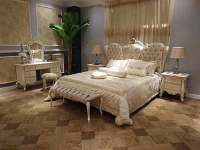 Produktbild von Bett Polster Design Luxus Doppel Hotel Betten Schlaf Zimmer Leder Chesterfield