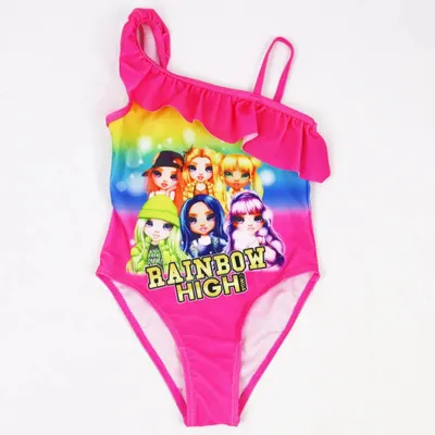 Produktbild von Rainbow High Girls Kinder Badeanzug – 98/104