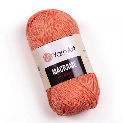 Obrázek produktu pro YarnArt Macrame příze 90 g / 90 m - barva 160 meruňková - makramé příze