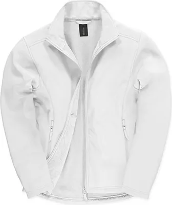 Produktbild von B&C JUI62 | Herren Softshell Jacke ID.701 - Farbe: White/White - Größe: S