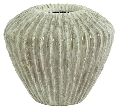 Immagine prodotto di Vaso Light & Living CACTI in pietra con finitura verde menta lucida - Ø32x28 cm