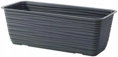 Zdjęcie produktu dla pudełko SAHARA ze spodkiem antracyt 60 cm
