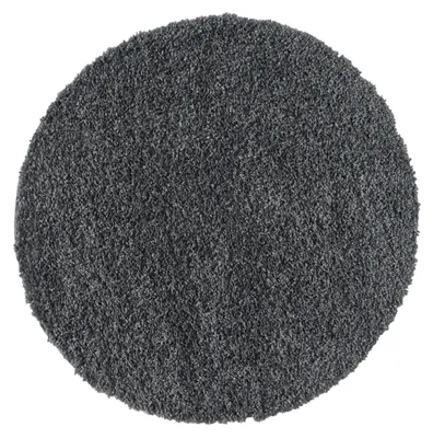 Obrázok produktu pre MY-RUG Koberec s vysokým vlasom Shaggy Star, 120x120, tmavo šedý, mierne lesklý, extra nadýchaný, okrúhly