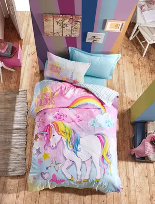 Produktbild von L'Essentiel Linge de Maison, Dream - Mint, Bettwäsche-Set, Bettwäsche-Set, 100 % BAUMWOLLE RANFORCE, 160 x 220 cm