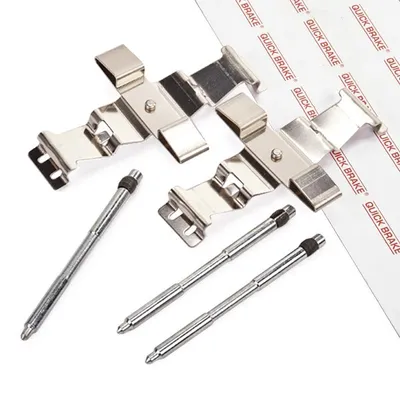 Produktbild von 6x QUICK BRAKE 109-0042 Zubehörsatz Scheibenbremsbelag Vorne passend für MERCEDES-BENZ C-Klasse T-modell (S205) C-Klasse Limousine (W205) GLC (X253)