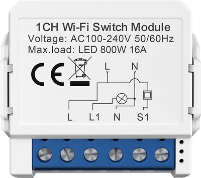 Produktbild von INF Smartes WLAN-Schaltermodul - Steuern Sie Lichter von überall