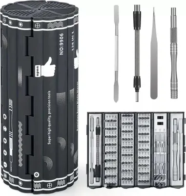 Produktbild von Extralink Präzisions Schraubendreher Set 128in1 Magnetisch