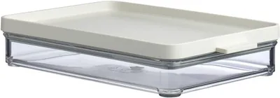 Immagine prodotto di Contenitore Omnia per frigorifero - Contenitore per salumi - Conservazione degli alimenti - Coperchio ermetico - 500 ml - Bianco