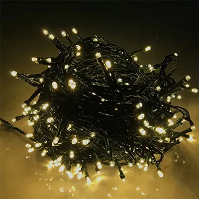 Produktbild von LED Lichterkette 30m 300LEDs Lichtervorhang mit 8 Leuchtmodi Lichterketten Innen IP44 Weihnachtsbeleuchtung für Weihnachtsdeko, Warmweiß CEEDIR