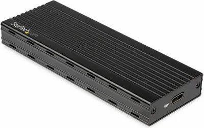 Image de StarTech.com USB-C (10Gbps) to M.2 NVMe SSD Enclosure - Portable M.2 PCIe Aluminum Case - 1GB/s Read & Write - Mac & PC - Boîtier de stockage - M.2 - Carte M.2 - USB 3.1 (Gen 2)