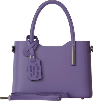 Zdjęcie produktu dla Damskie torebki z uchwytem Najdelikatniejsza prawdziwa skóra 30637 Viola