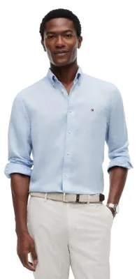 Produktbild von Tommy Hilfiger Hemd Regular Fit hellblau