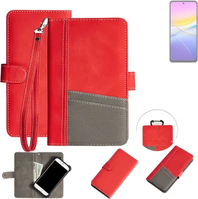 Produktbild von K-S-Trade Handy Schutzhülle für Vivo Y37 Pro 5G Hülle Portemonnee Brieftasche Klapphülle Kartenfächer Flip Wallet Case Etui