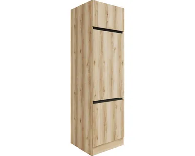 Produktbild von Küchen Kühlschrankumbau Kaya H661-0+ in Wildeiche Nachbildung 60 cm breit