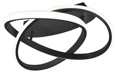 Produktbild von Trio - Deckenleuchte COURSE - Schwarz - 45x45x18.8 cm