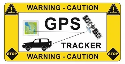 Produktbild von CombiCraft GPS-Tracker Autoaufkleber, 59 x 30 mm - 4er Set