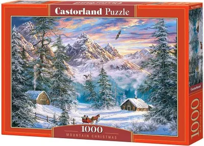 Zdjęcie produktu dla Puzzle 1000 elementów „Górskie Święta Bożego Narodzenia” 104680