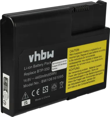 Produktbild von vhbw Akku kompatibel mit Medion MD95072, WIM2030 Notebook (4400 mAh, 14,8 V, Li-Ion)