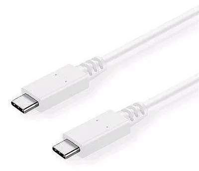 Immagine prodotto di C-TECH USB 3.2, Tipo-C (CM/CM), PD 100W, 20Gbps, 1m, bianco