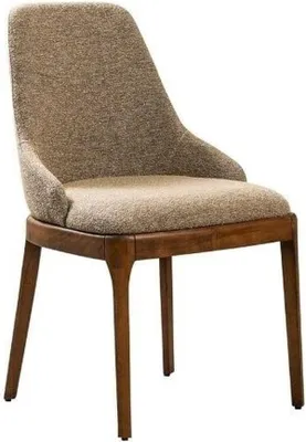 Produktbild von Gruppe Stühle Küchenstühle Esszimmerstühle Beige 6tlg Modern Stoff
