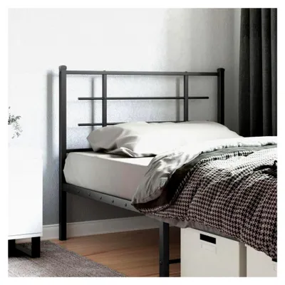 Produktbild von Kopfteil aus Metall, schwarz, 107 cm