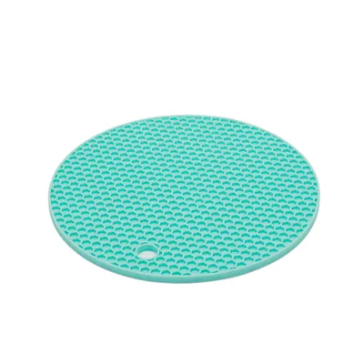 Zdjęcie produktu dla Silikonowa podkładka pod garnek 18 cm - niebieska