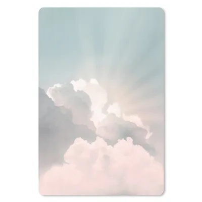 Produktbild von MuchoWow® Mauspad Mousepad Himmel - Wolken - Sonne - Natur 40x60 cm - Mousepads - Maus Mat - Pad - Mausunterlage - Schreibtisch Accesoire