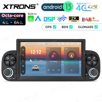 Produktbild von Xtrons PX73PDFL Android Autoradio Fiat Panda 7 Zoll 4G LTE Multimedia Player