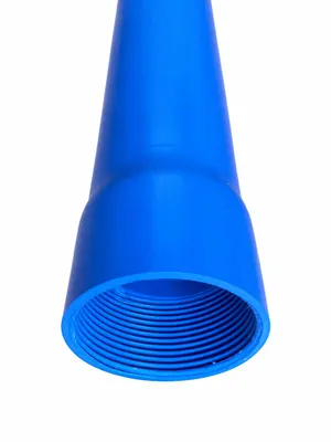 Produktbild von PVC Vollwandrohr Aufsatzrohr Brunnenrohr 1 1/4", 1m, Rohrgewinde
