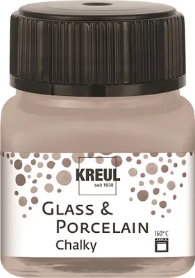 Obrázek produktu pro KREUL 16641 KREUL Barva na sklo a porcelán Křídová, ušlechtilá nugátová