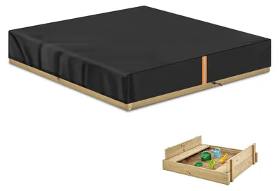 Obrázek produktu pro Omgoods – Voděodolný ochranný obal pro pískoviště a zahradní nábytek, rozměry 185 x 185 x 20 cm
