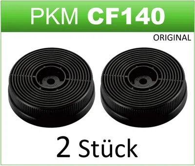 Produktbild von PKM CF140, Filter für Dunstabzugshaube, Schwarz, Karbon, 108 mm, 108 mm, 25 mm