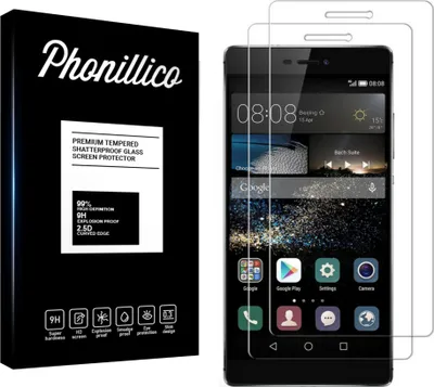 Immagine prodotto di Vetro temperato per Huawei P8 [2 pezzi] Pellicola protettiva antigraffio resistente Phonillico®