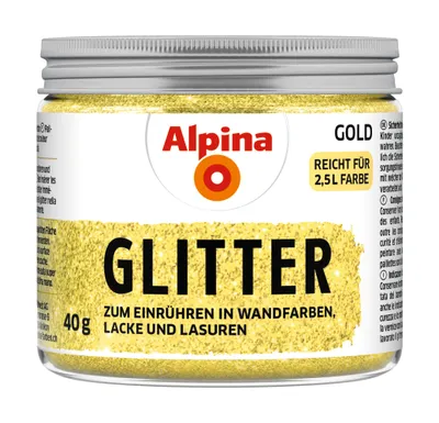 Produktbild von Alpina Kreativ Glitter Gold 40g