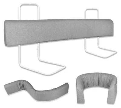 Immagine prodotto di Set di protezioni per letto da 360 cm, ideale per bambini, con altezza regolabile