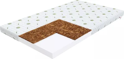 Produktbild von Matratze 90x160 Kinder H2-H3 Kokosnuss - Gattino - Schaumstoff Matratzen 8cm Dicke für Kinderbett - Kindermatratze 90x160 - Schaumstoffmatratze T25 mit Kokosschicht - Bett Matratze