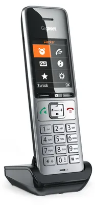 Zdjęcie produktu dla Dodatkowa słuchawka Gigaset COMFORT 500HX czarno-srebrna