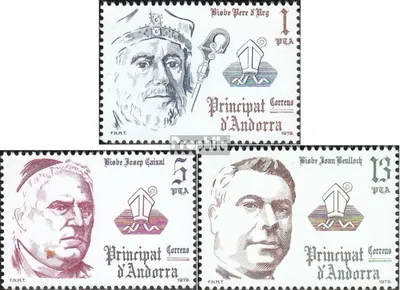 Produktbild von Briefmarken Andorra - Spanische Post 1979 Mi 128-130 (kompl.Ausg.) postfrisch Co-Fürsten