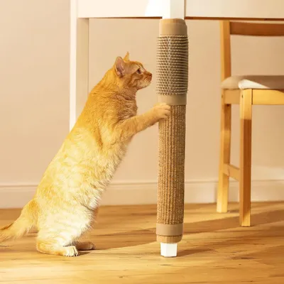Produktbild von Navaris Kratzbretter Katze - Schützt deine Möbel - Kratzschutz Sofa Katze - Mit Gummibürste - Einfache Installation mit Klettverschluss - Robuster