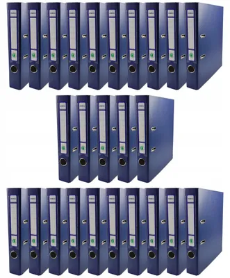 Produktbild von Ekobox Aktenordner Hebelordner 50mm Dunkelblau 25 Stück