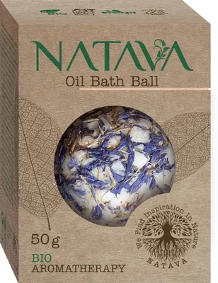 Produktbild von Natava-Kugel 50 g Ölbad Kornblume