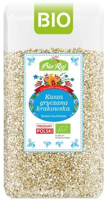 KASZA GRYCZANA KRAKOWSKA NIEPALONA BIO (POLSKA) 500 g - BIO RAJ