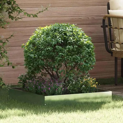 Productafbeelding van Verzinkte Stalen Gazonrand Set van 6 Stuks 60 x 60 cm
