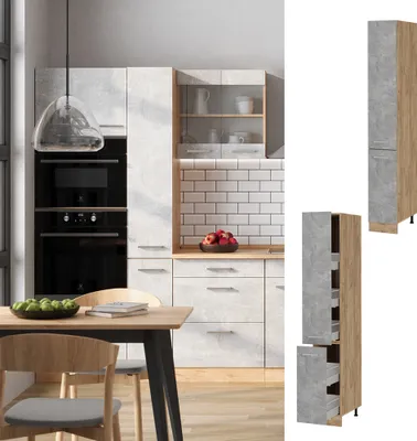 Obrázok produktu pre Lekárenská skrinka Vicco R-Line betón 30 cm, Model 53451