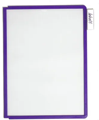 Zdjęcie produktu dla DURABLE 560644 Sichttafeln lila 5 Stck.