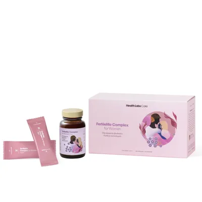 Zdjęcie produktu dla HealthLabs FertileMe Complex For Women, 30 kapsułek + 30 saszetek