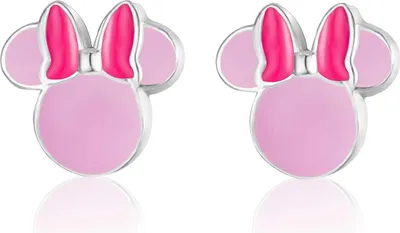 Image de Boucles d'oreilles Clous d'oreilles collection Disney argent Minnie Mouse - enfant