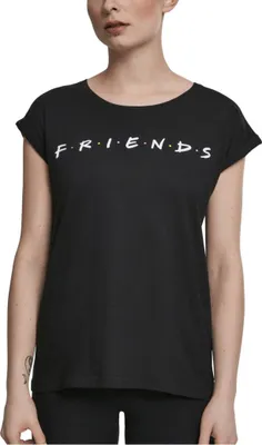 Obrázok produktu pre Merchcode Dámske tričko Friends Logo Tee Black-XS