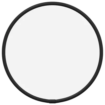 Zdjęcie produktu dla vidaXL Lustro ścienne czarne Ø 20 cm okrągłe